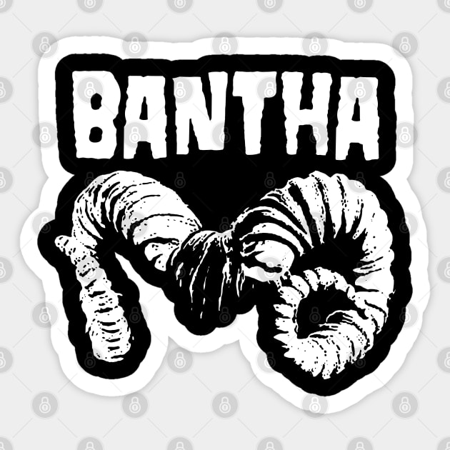 Bantha Danzig Parody Sticker by Chewbaccadoll